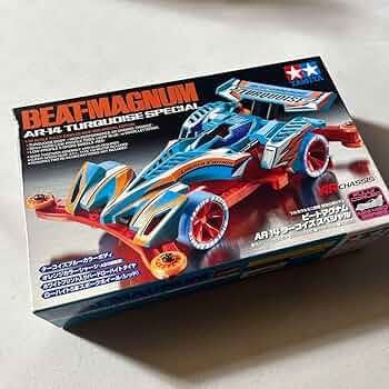 タミヤ　ミニ四駆　ビートマグナム　AR-14　ターコイズスペシャル + ホイール Amazon | ミニ四駆 『ビートマグナム AR-14 ターコイズ